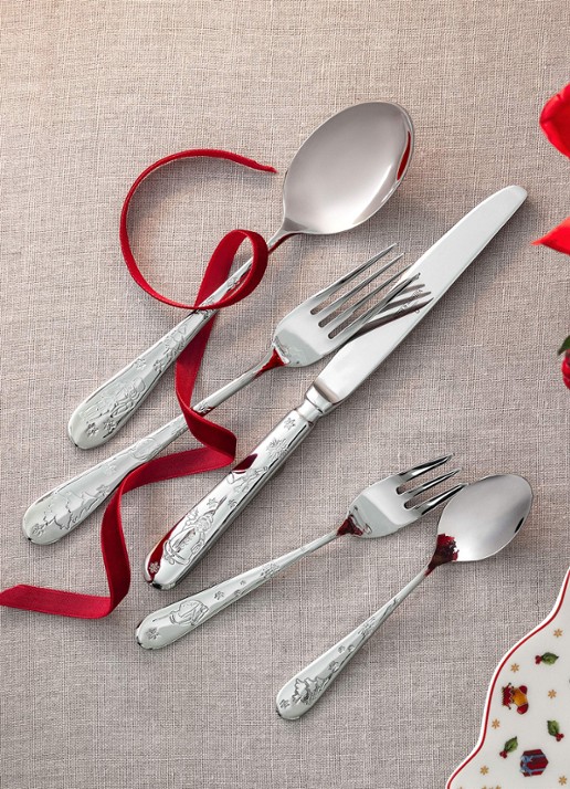 Villeroy & Boch Toy's Delight bestekset 30-delig - voorkant 2 zilver