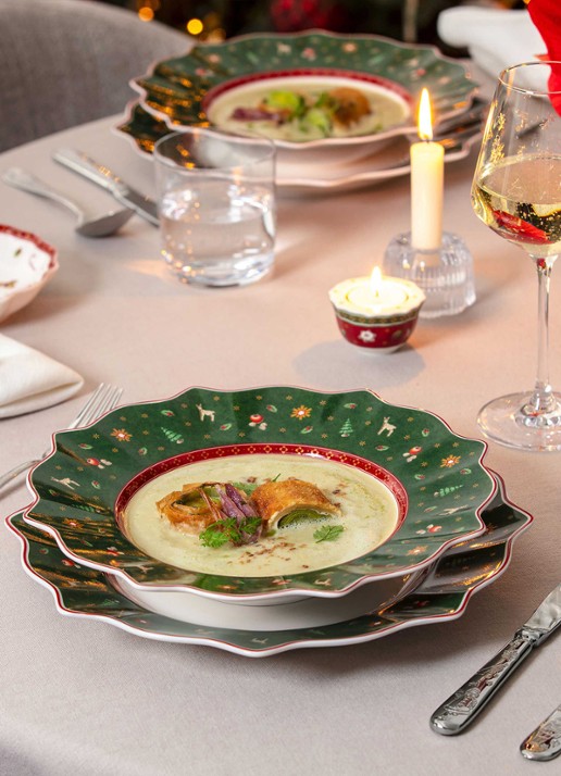 Villeroy & Boch Toy's Delight diep bord 26 cm - achterkant groen