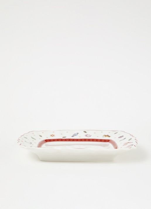 Villeroy & Boch Toy's Delight dinerbord 22,5 x 22,5 cm - voorkant 3 steenrood