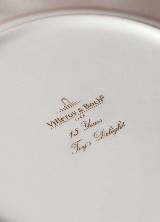 Villeroy & Boch Toy's Delight dinerbord 24,4 cm set van 4 - achterkant gebroken wit