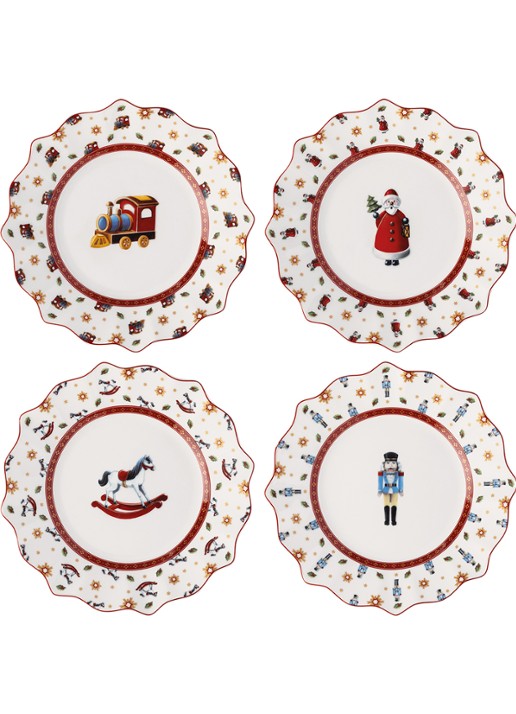 Villeroy & Boch Toy's Delight dinerbord 24,4 cm set van 4