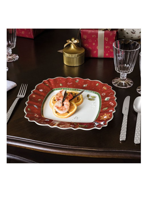 Villeroy & Boch Toy's Delight dinerbord 28 cm - detail 2 steenrood