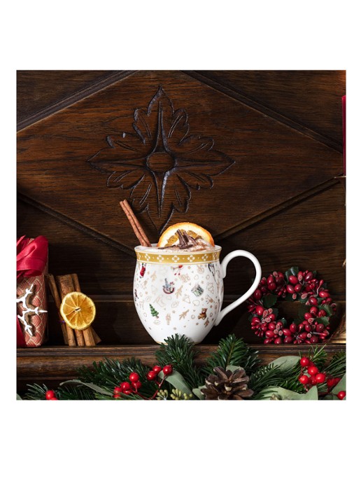 Villeroy & Boch Toy's Delight jubileumeditie kerst kopje 34 cl - detail 3 goud