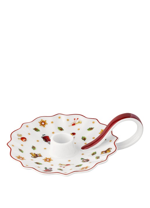 Villeroy & Boch Toy's Delight kandelaar  - voorkant rood