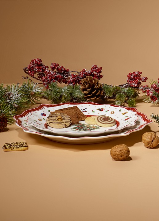 Villeroy & Boch Toy's Delight Kerst Bordenset 8-delig - achterkant 7 gebroken wit