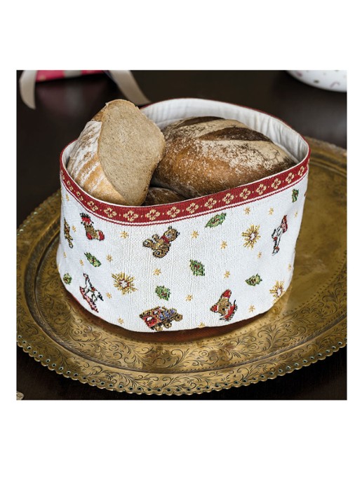 Villeroy & Boch Toy's delight kerst broodmand 15 x 23 cm - detail 3 gebroken wit