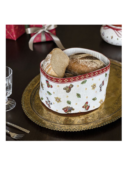 Villeroy & Boch Toy's delight kerst broodmand 15 x 23 cm - detail 4 gebroken wit