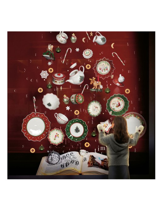 Villeroy & Boch Toy's Delight Kerst dinerbord 29 cm - detail 2 groen