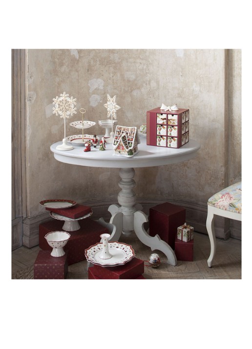 Villeroy & Boch Toy's Delight Kerst etagère 24 cm - detail 5 gebroken wit