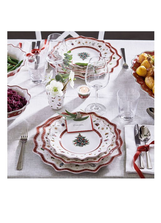 Villeroy & Boch Toy's Delight Kerst onderbord 35 cm - detail 3 steenrood