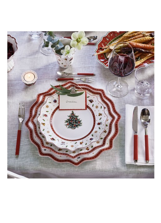 Villeroy & Boch Toy's Delight Kerst onderbord 35 cm - detail 5 steenrood