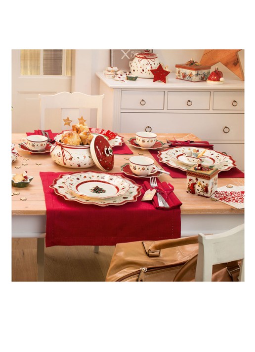 Villeroy & Boch Toy's Delight Kerst onderbord 35 cm - detail 6 steenrood