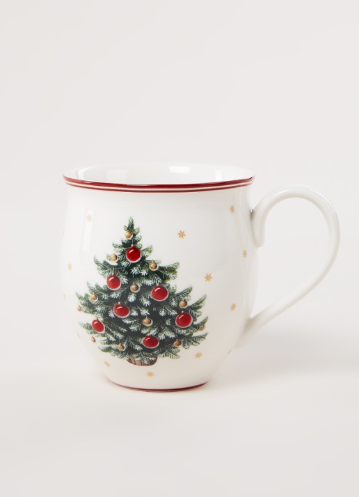 Villeroy & Boch Toy's Delight Kerst ontbijt serviesset 6-delig - detail 3 steenrood