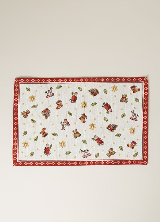 Villeroy & Boch Toy's Delight Kerst placemat 32 x 50 cm - voorkant 4 donkerrood