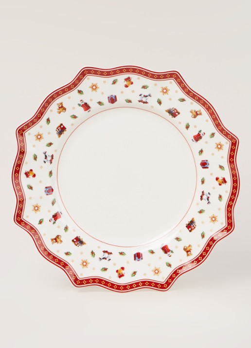 Villeroy & Boch Toy's Delight Kerst serviesset 12-delig - detail 2 steenrood