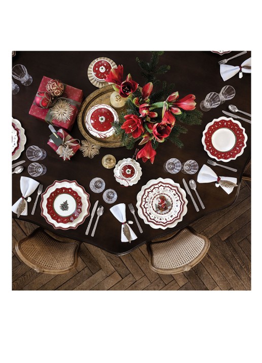 Villeroy & Boch Toy's Delight Kerst soepbord 26 cm - detail 2 steenrood