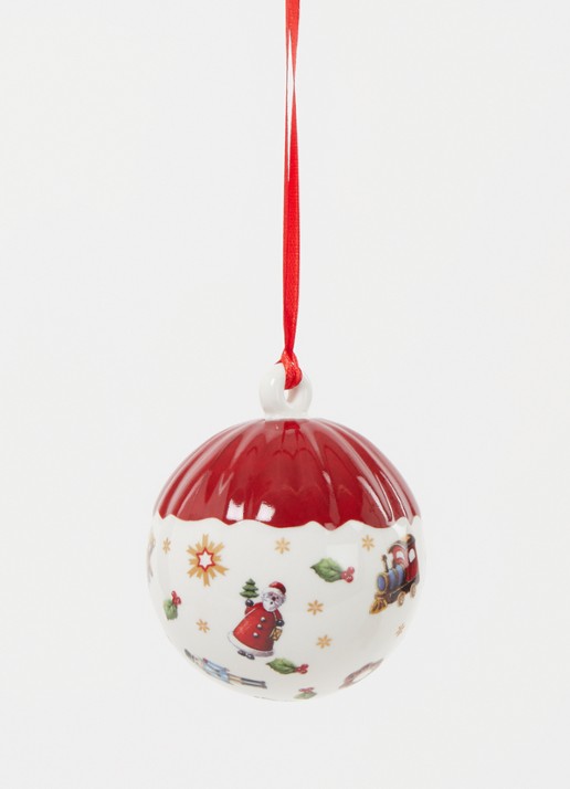 Villeroy & Boch Toy's Delight kerstbal 6 cm - voorkant 4 steenrood