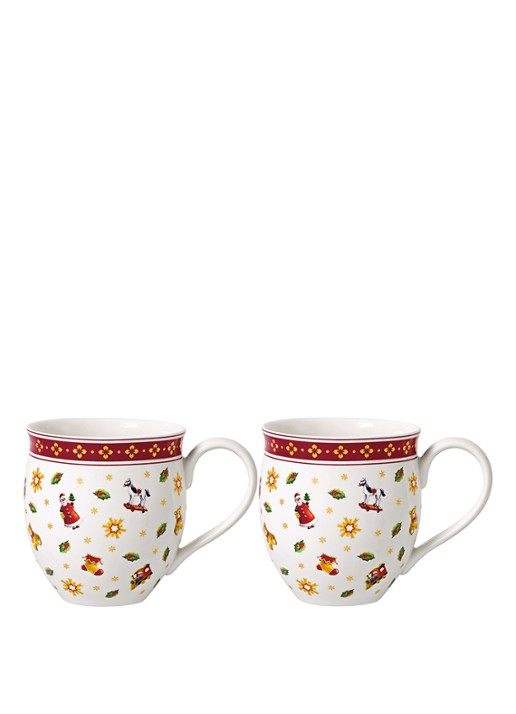 Villeroy & Boch Toy's Delight kerstkopje 34 cl set van 2