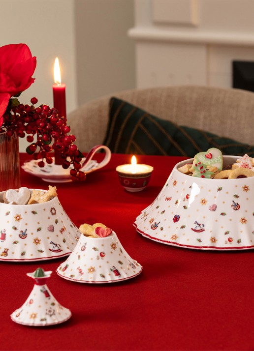 Villeroy & Boch Toy's Delight koektrommel - achterkant 2 rood