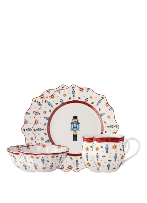 Villeroy & Boch Toy's Delight Notenkraker serviesset 6-delig