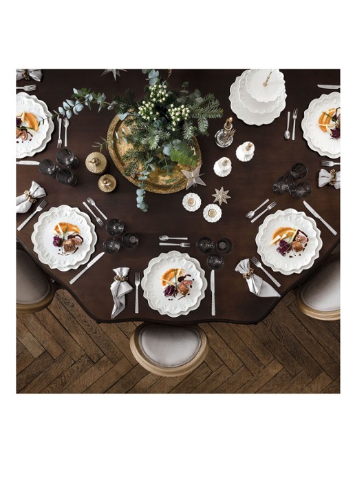 Villeroy & Boch Toy's Delight Royal Classic Kerst ontbijtbord 24 cm - detail 3 gebroken wit