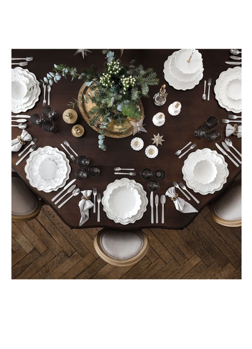 Villeroy & Boch Toy's Delight Royal Classic Kerst ontbijtbord 24 cm - detail 4 gebroken wit