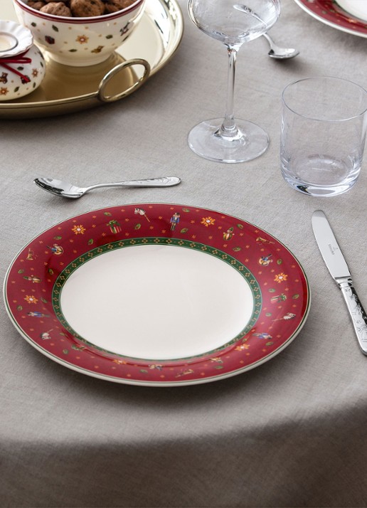 Villeroy & Boch Toy's Delight Specials dinerbord 27 cm - voorkant 2 kersenrood
