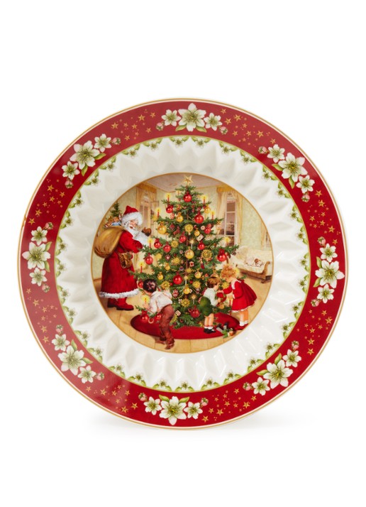 Villeroy & Boch Toy's Fantacy diep bord 25 cm - voorkant 2 steenrood