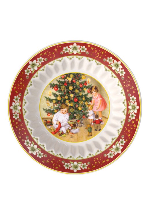 Villeroy & Boch Toy's Fantasy diep ontbijtbord 16,5 cm - voorkant 5 steenrood