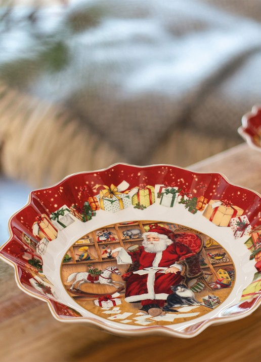 Villeroy & Boch Toy's Fantasy serveerschaal 25 cm - achterkant steenrood