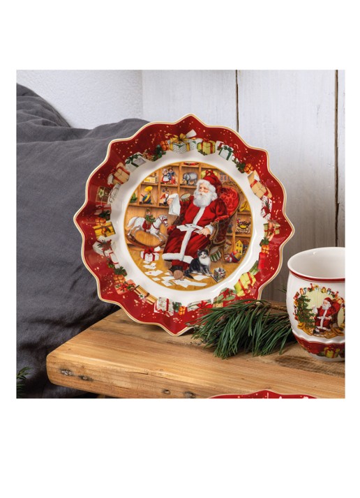 Villeroy & Boch Toy's Fantasy serveerschaal 25 cm - detail 6 steenrood