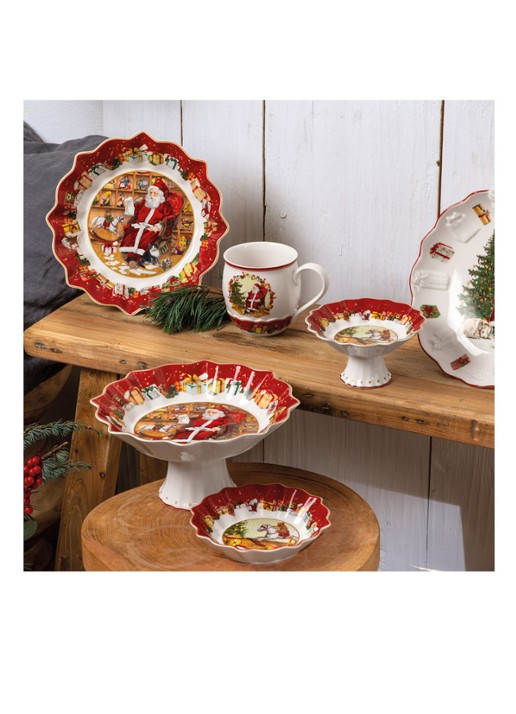 Villeroy & Boch Toy's Fantasy serveerschaal 25 cm - detail 7 steenrood