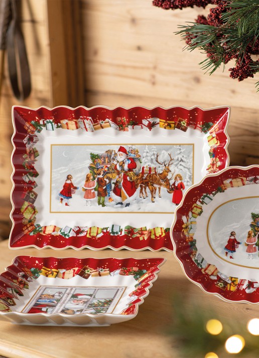 Villeroy & Boch Toy's Fantasy serveerschaal 36 cm - detail 5 steenrood