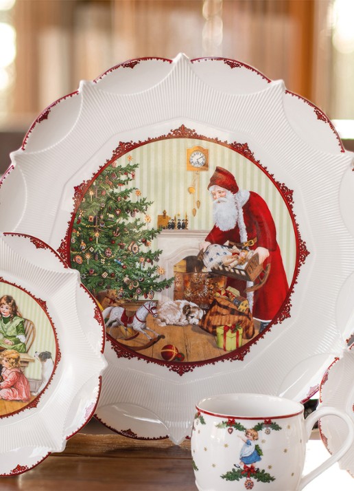 Villeroy & Boch Toy's Fantasy serveerschaal 42 cm - achterkant 5 gebroken wit