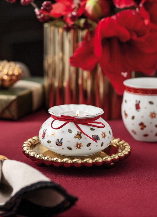 Villeroy & Boch Toys Delight Decoration waxinelichthouder 6 cm - voorkant 2 wit