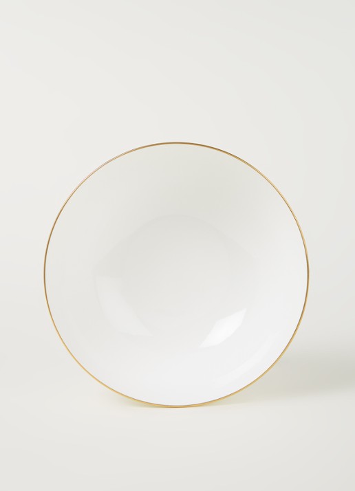 Villeroy & Boch Umnut Gold kom 23 cm - detail 2 gebroken wit