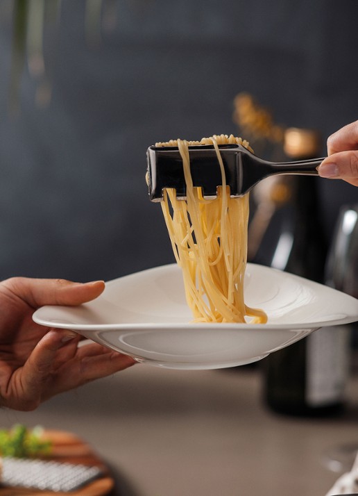 Villeroy & Boch Vapiano pastabord set van 2 - achterkant gebroken wit