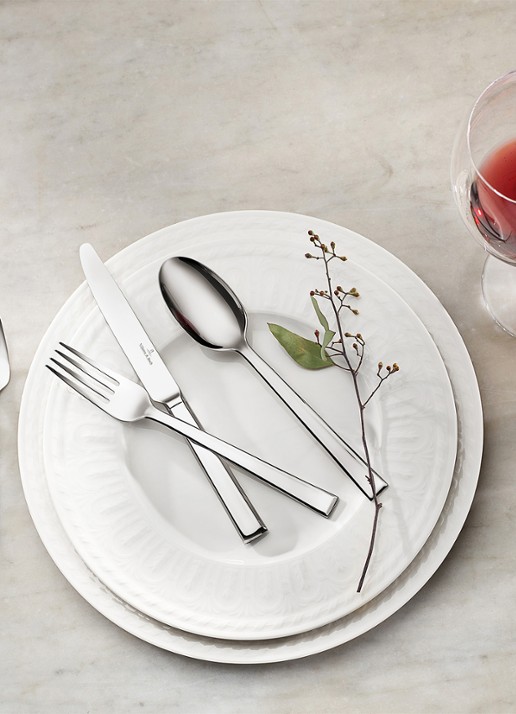 Villeroy & Boch Victor bestekset 30-delig - voorkant 2 zilver