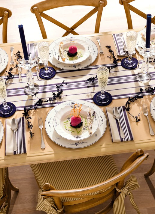 Villeroy & Boch Vieux Luxembourg dinerbord 23 cm - detail gebroken wit