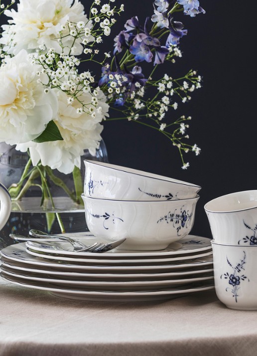 Villeroy & Boch Vieux Luxembourg kom 13 cm - achterkant gebroken wit