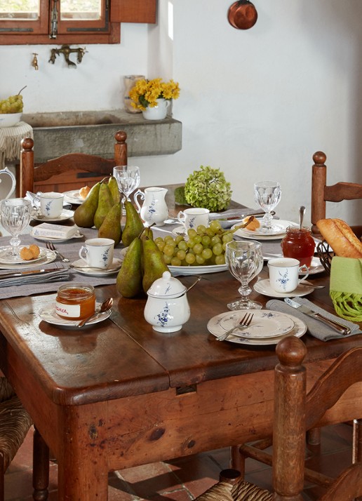 Villeroy & Boch Vieux Luxembourg serveerschaal 35 cm - achterkant gebroken wit
