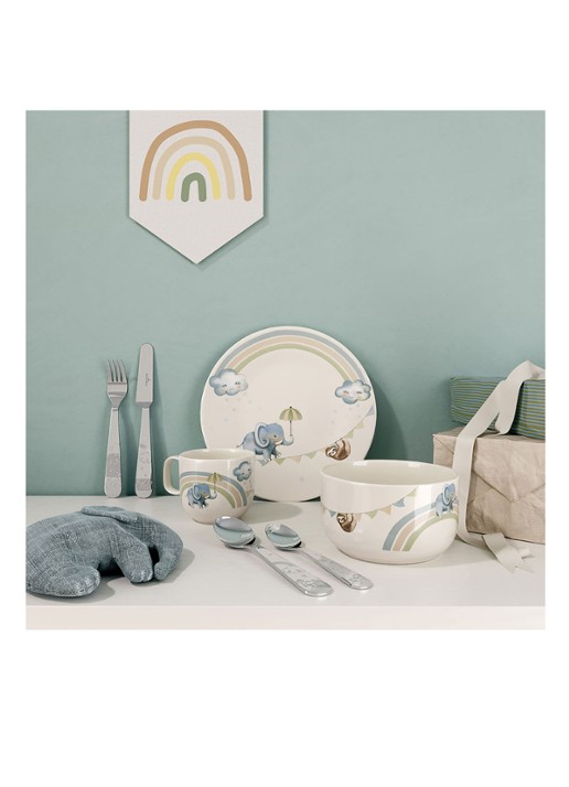 Villeroy & Boch Walk like an Elephant bord 21,5 cm - detail gebroken wit
