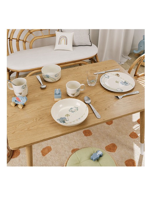 Villeroy & Boch Walk like an Elephant diep bord  18,7 cm - detail gebroken wit