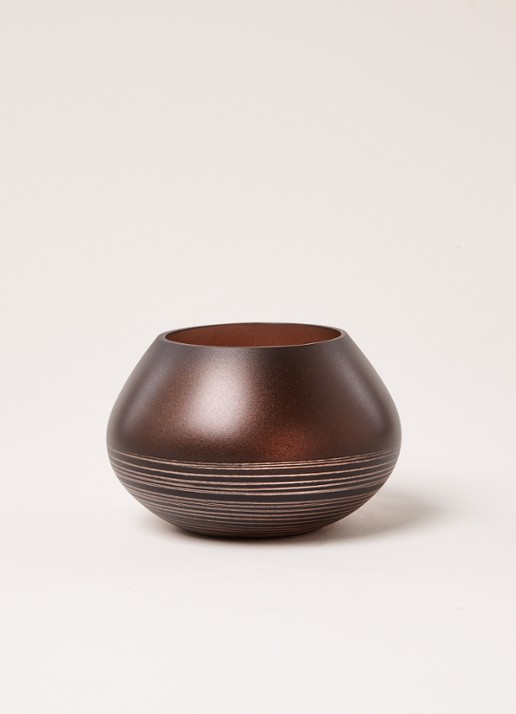 Villeroy & Boch Waxinelichthouder 7 cm - voorkant 3 koper