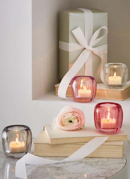 Villeroy & Boch Waxinelichthouder van glas - voorkant 2 transparant