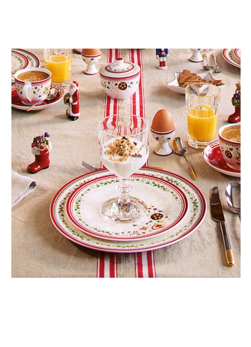 Villeroy & Boch Winter Bakery Delight Kerst dinerbord 27 cm - detail 3 gebroken wit