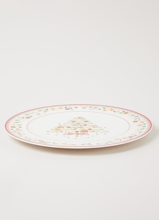 Villeroy & Boch Winter Bakery Delight Kerst onderbord 32 m - voorkant 3 gebroken wit