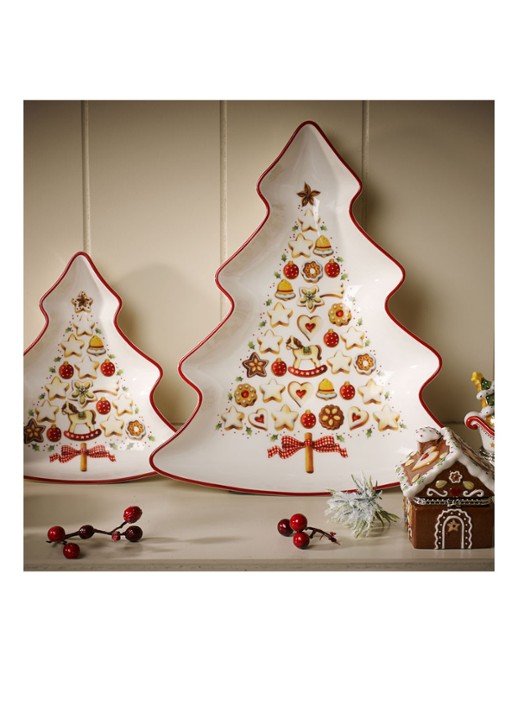 Villeroy & Boch Winter Bakery Delight Kerst partyschaal 26,5 cm - detail 7 gebroken wit