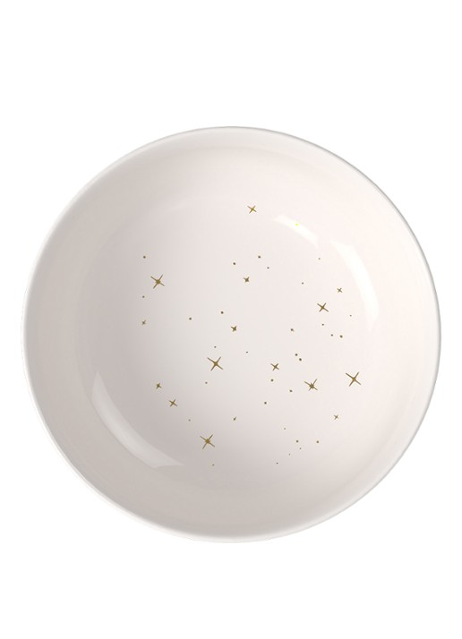 Villeroy & Boch Winter Glow kom 15 cm - voorkant 5 gebroken wit