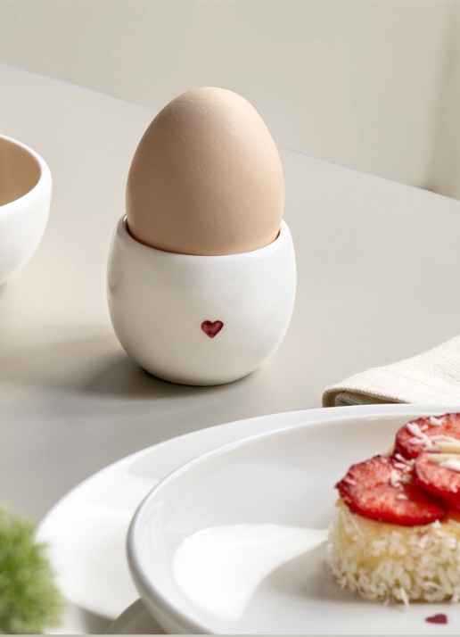 Villeroy & Boch With Love eierdop 5,5 cm - achterkant 3 wit